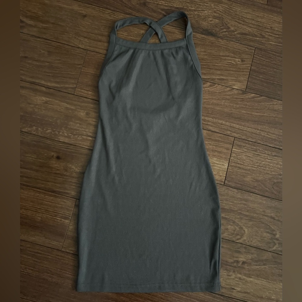 Mini Grey Dress - Picture 4 of 4